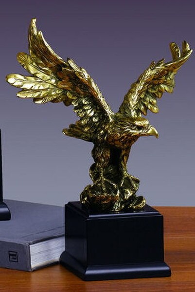 Young Eagle Gold Figurine